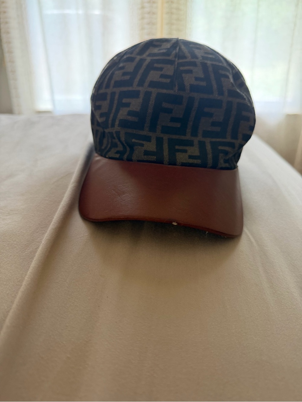 Fendi Reversible Monogram & Beige Cap - Brown/Tan - Picture 3 of 11